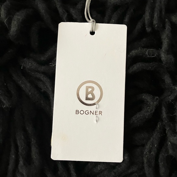 NWT Bogner Paria Black Wool Alpaca Loop Mop Vest Women’s ONE SIZE $850 🔥 - Picture 10 of 15